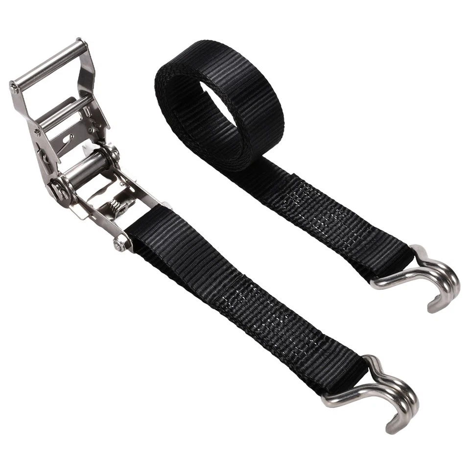 35mm Stainless Steel Ratchet Strap With Double J-Hook price