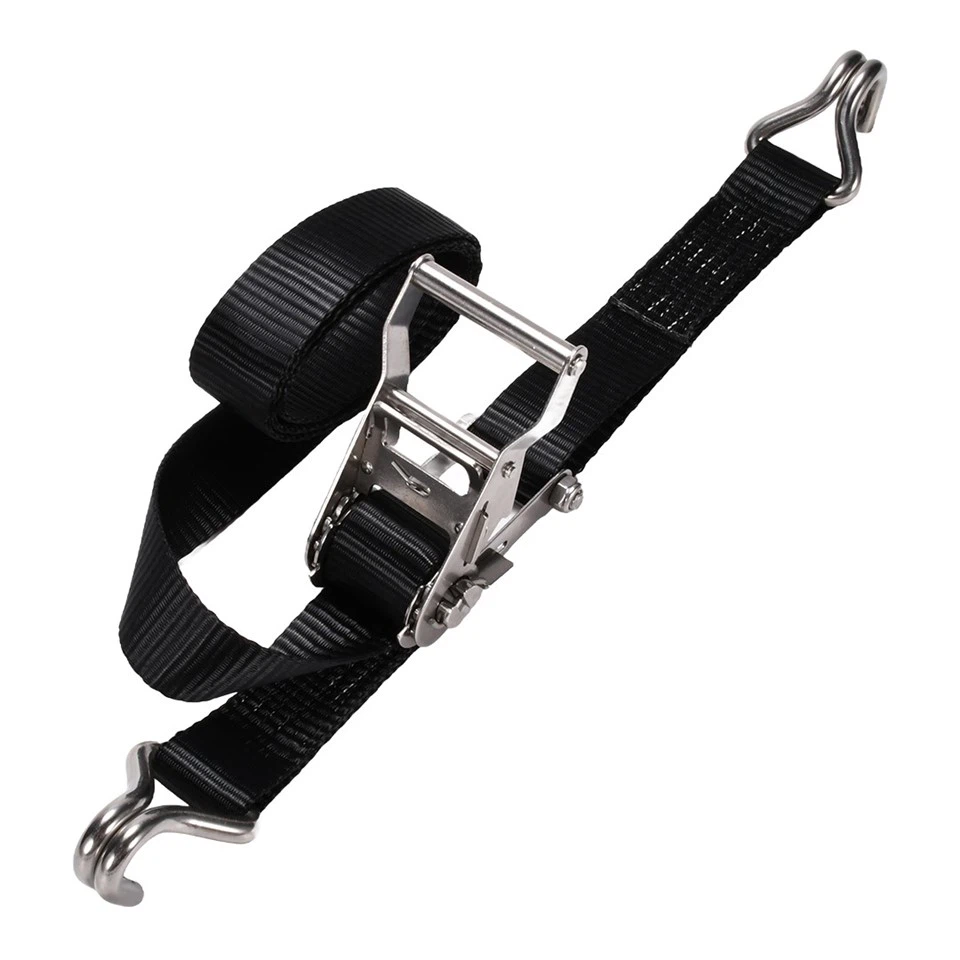 35mm Stainless Steel Ratchet Strap With Double J-Hook best