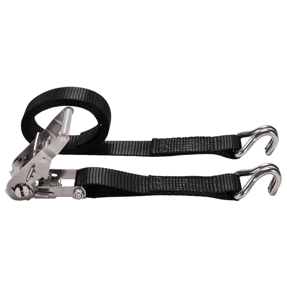 35mm Stainless Steel Ratchet Strap With Double J-Hook suppliers