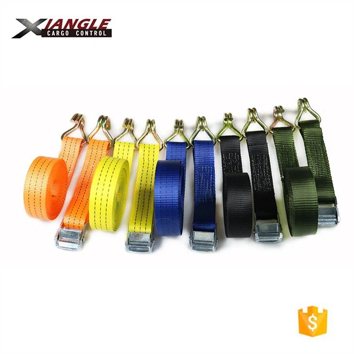 डबल जे हुक के साथ 1.5 इंच कैम बकल स्ट्रैप