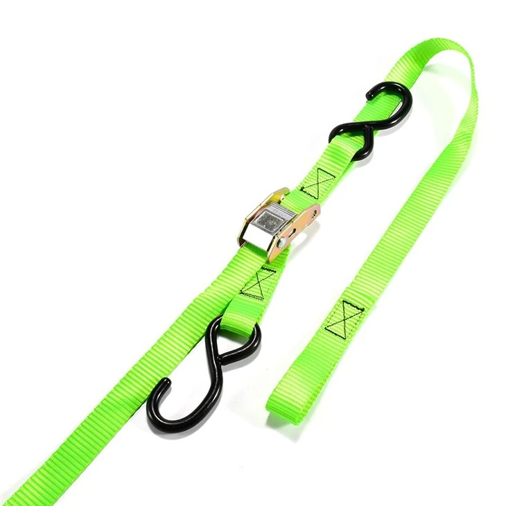2pk 25mm Lashing Belt Motorcycle Locking Cam Buckle Tie Down Strap