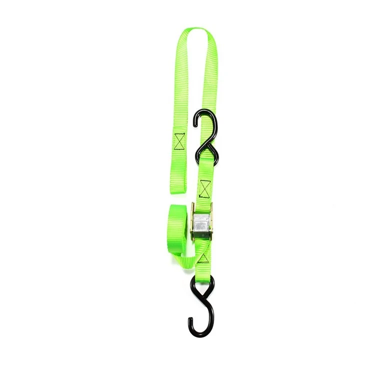2pk 25mm Lashing Belt Motorcycle Locking Cam Buckle Tie Down Strap