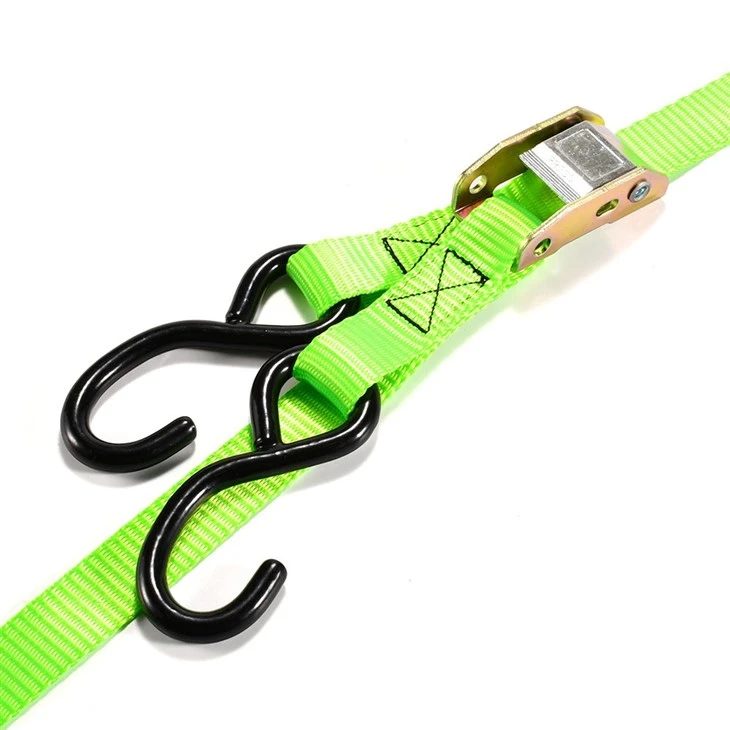 2pk 25mm Lashing Belt Motorcycle Locking Cam Buckle Tie Down Strap