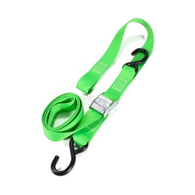 प्लास्टिक कवर एस हुक के साथ 1.5 इंच मोटरसाइकिल कैम बकसुआ पट्टा